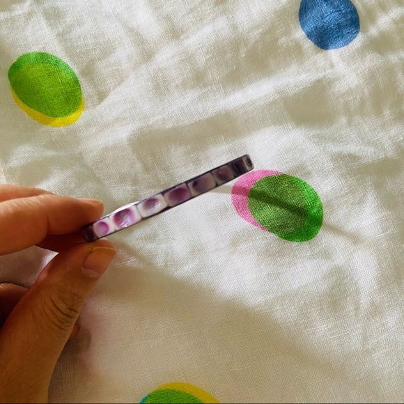 Purple shell bangle - Picture 4 of 4